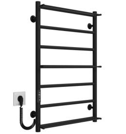 Электрический полотенцесушитель Deffi Ladder П7 500х800 левое подключение JD03 черный C.LK.80.50.7.E.B.L.1