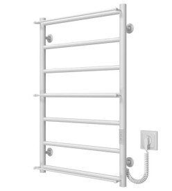 Электрический полотенцесушитель Deffi Ladder П7 500х800 правое подключение WD03 белый C.LK.80.50.7.E.W.R.3