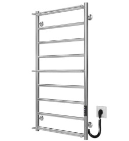 Електрична сушарка для рушників Deffi Ladder П9 500х1000 праве підключення JD03 хром C.LK.100.50.9.E.C.R.1