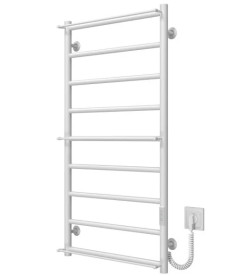 Електрична сушарка для рушників Deffi Ladder П9 500х1000 праве підключення WD03 білий C.LK.100.50.9.E.W.R.3