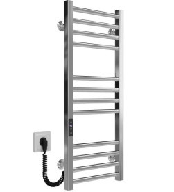 Електрична сушарка для рушників Deffi Lima П12 300х800 ліве підключення JD04 хром A.LI.80.30.12.E.C.L.2