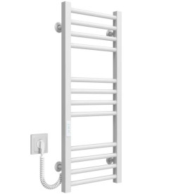 Электрический полотенцесушитель Deffi Lima П12 300х800 левое подключение WD04 белый A.LI.80.30.12.E.W.L.4