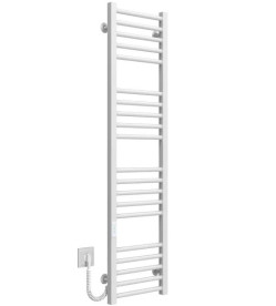 Електрична сушарка для рушників Deffi Lima П20 300х1300 ліве підключення WD04 білий A.LI.130.30.20.E.W.L.4