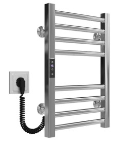 Электрический полотенцесушитель Deffi Lima П8 400х500 левое подключение JD04 хром A.LI.50.40.8.E.C.L.2