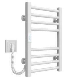 Электрический полотенцесушитель Deffi Lima П8 400х500 левое подключение WD04 белый A.LI.50.40.8.E.W.L.4