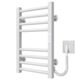 Электрический полотенцесушитель Deffi Lima П8 400х500 правое подключение WD04 белый A.LI.50.40.8.E.W.R.4