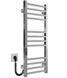 Электрический полотенцесушитель Deffi Lima П12 400х800 левое подключение JD04 хром A.LI.80.40.12.E.C.L.2