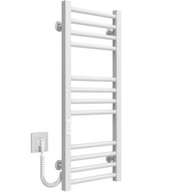 Электрический полотенцесушитель Deffi Lima П12 400х800 левое подключение WD04 белый A.LI.80.40.12.E.W.L.4