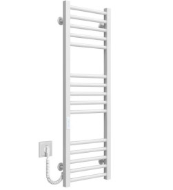 Электрический полотенцесушитель Deffi Lima П15 400х1000 левое подключение WD04 белый A.LI.100.40.15.E.W.L.4
