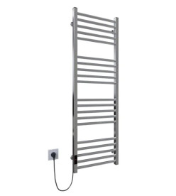 Электрический полотенцесушитель Deffi Lima П20 400х1300 левое подключение JD04 хром A.LI.130.40.20.E.C.L.2