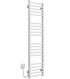 Электрический полотенцесушитель Deffi Lima П20 400х1300 левое подключение WD04 белый A.LI.130.40.20.E.W.L.4