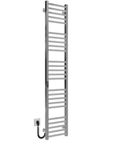 Електрична сушарка для рушників Deffi Lima П25 400х1600 ліве підключення JD04 хром A.LI.160.40.25.E.C.L.2