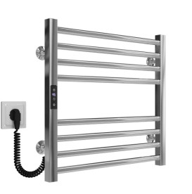 Електрична сушарка для рушників Deffi Lima П8 500х500 ліве підключення JD04 хром A.LI.50.50.8.E.C.L.2