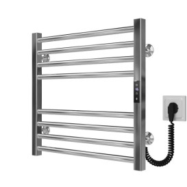 Електрична сушарка для рушників Deffi Lima П8 500х500 праве підключення JD04 хром A.LI.50.50.8.E.C.R.2