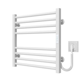 Електрична сушарка для рушників Deffi Lima П8 500х500 праве підключення WD04 білий A.LI.50.50.8.E.W.R.4