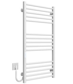 Электрический полотенцесушитель Deffi Lima П15 500х1000 левое подключение WD04 белый A.LI.100.50.15.E.W.L.4