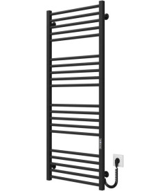 Електрична сушарка для рушників Deffi Lima П20 500х1300 праве підключення JD04 чорний A.LI.130.50.20.E.B.R.2