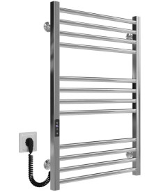 Электрический полотенцесушитель Deffi Lima П12 600х800 левое подключение JD04 хром A.LI.80.60.12.E.C.L.2