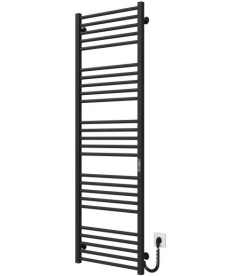 Электрический полотенцесушитель Deffi Lima П25 600х1600 правое подключение JD04 черный A.LI.160.60.25.E.B.R.2