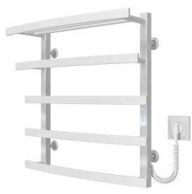 Электрический полотенцесушитель Deffi Lotos П5 400х600 правое подключение WD04 белый A.LO.60.40.5.E.W.R.4