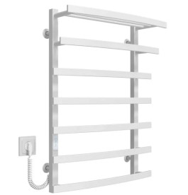 Электрический полотенцесушитель Deffi Lotos П7 400х800 левое подключение WD04 белый A.LO.80.40.7.E.W.L.4