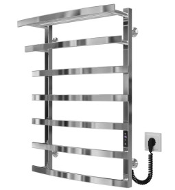 Электрический полотенцесушитель Deffi Lotos П7 400х800 правое подключение JD04 хром A.LO.80.40.7.E.C.R.2