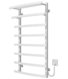 Электрический полотенцесушитель Deffi Lotos П8 400х1000 правое подключение WD04 белый A.LO.100.40.8.E.W.R.4