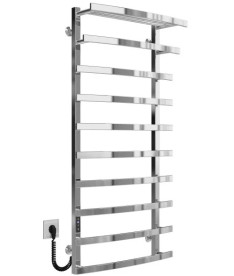 Электрический полотенцесушитель Deffi Lotos П10 400х1200 левое подключение JD04 хром A.LO.120.40.10.E.C.L.2