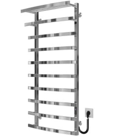 Электрический полотенцесушитель Deffi Lotos П10 400х1200 правое подключение JD04 хром A.LO.120.40.10.E.C.R.2