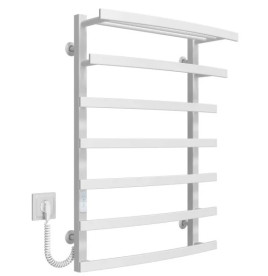 Електрична сушарка для рушників Deffi Lotos П7 500х800 ліве підключення WD04 білий A.LO.80.50.7.E.W.L.4