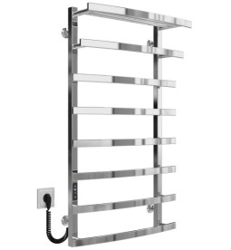 Электрический полотенцесушитель Deffi Lotos П8 500х1000 левое подключение JD04 хром A.LO.100.50.8.E.C.L.2