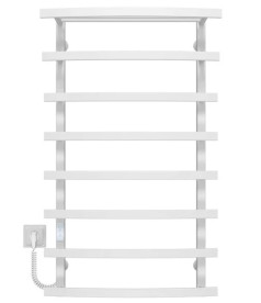 Электрический полотенцесушитель Deffi Lotos П8 500х1000 левое подключение WD04 белый A.LO.100.50.8.E.W.L.4