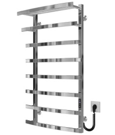 Электрический полотенцесушитель Deffi Lotos П8 500х1000 правое подключение JD04 хром A.LO.100.50.8.E.C.R.2