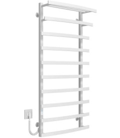 Електрична сушарка для рушників Deffi Lotos П10 500х1200 ліве підключення WD04 білий A.LO.120.50.10.E.W.L.4