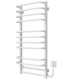 Сушарка для рушників електрична Deffi Lux П12 400х1100 праве підключення WD04 білий A.LU.110.40.12.E.W.R.4