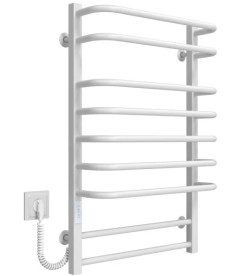 Електрична сушарка для рушників Deffi Lux П9 500х800 ліве підключення WD04 білий A.LU.80.50.9.E.W.L.4