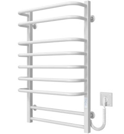 Електрична сушарка для рушників Deffi Lux П9 500х800 праве підключення WD04 білий A.LU.80.50.9.E.W.R.4