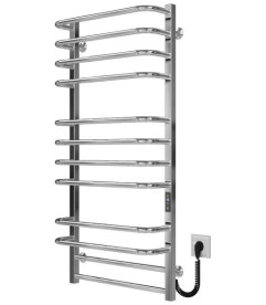 Электрический полотенцесушитель Deffi Lux П12 500х1100 правое подключение JD04 хром A.LU.110.50.12.E.C.R.2