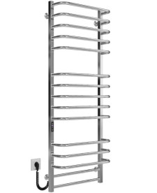 Электрический полотенцесушитель Deffi Lux П15 600х1400 левое подключение JD04 хром A.LU.140.60.15.E.C.L.2