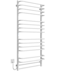 Электрический полотенцесушитель Deffi Lux П16 700х1500 левое подключение WD04 белый A.LU.150.70.16.E.W.L.4