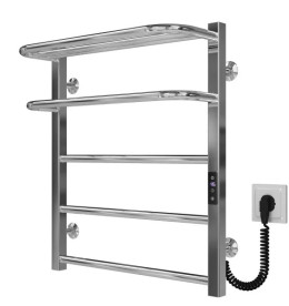 Электрический полотенцесушитель Deffi Lux Hotel П5 400х600 правое подключение JD04 хром A.LH.60.40.5.E.C.R.2