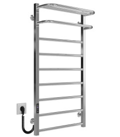 Електрична сушарка для рушників Deffi Lux Hotel П9 400х1000 ліве підключення JD04 хром A.LH.100.40.9.E.C.L.2