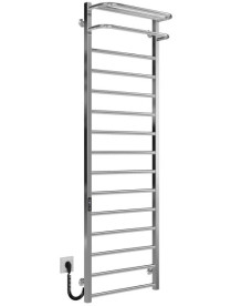 Электрический полотенцесушитель Deffi Lux Hotel П15 400х1600 левое подключение JD04 хром A.LH.160.40.15.E.C.L.2