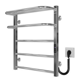 Электрический полотенцесушитель Deffi Lux Hotel П5 500х600 правое подключение JD04 хром A.LH.60.50.5.E.C.R.2