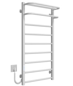 Электрический полотенцесушитель Deffi Lux Hotel П9 500х1000 левое подключение WD04 белый A.LH.100.50.9.E.W.L.4