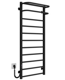 Электрический полотенцесушитель Deffi Lux Hotel П11 500х1200 левое подключение JD04 черный A.LH.120.50.11.E.B.L.2