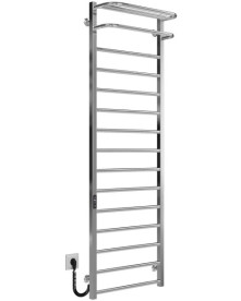 Сушарка для рушників електрична Deffi Lux Hotel П15 500х1600 ліве підключення JD04 хром A.LH.160.50.15.E.C.L.2