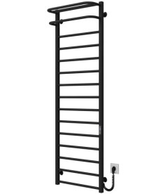 Электрический полотенцесушитель Deffi Lux Hotel П15 500х1600 правое подключение JD04 черный A.LH.160.50.15.E.B.R.2