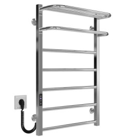 Сушарка для рушників електрична Deffi Lux Hotel П7 600х800 ліве підключення JD04 хром A.LH.80.60.7.E.C.L.2