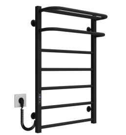 Электрический полотенцесушитель Deffi Lux Hotel П7 600х800 левое подключение JD04 черный A.LH.80.60.7.E.B.L.2